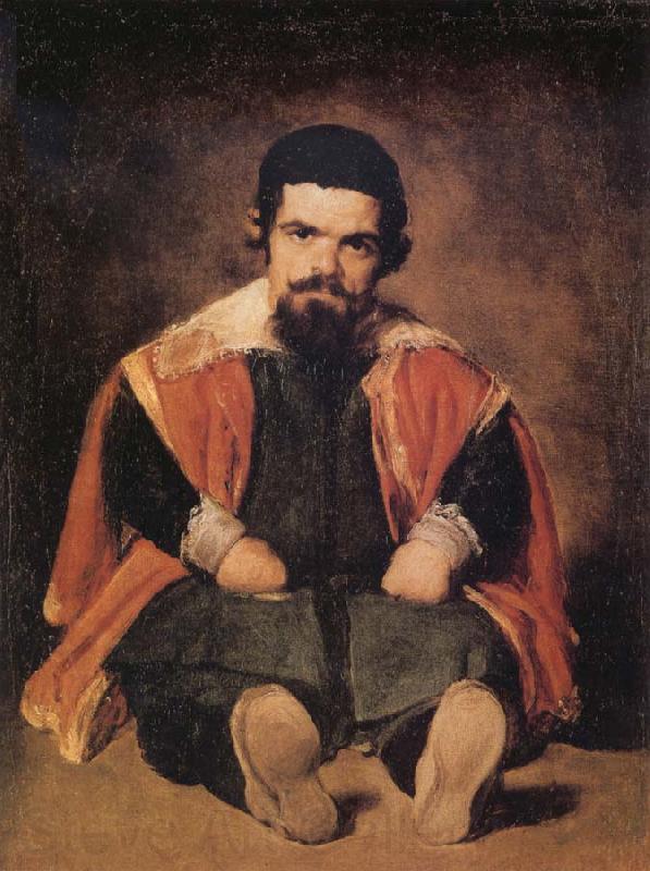 Diego Velazquez A Dwarf Sitting on the Floor